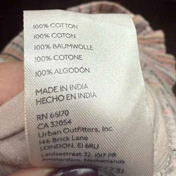 Free People Bohemian Day’s End Stripe Pants - Neutral Combo - Size Medium - Picture 5 of 5